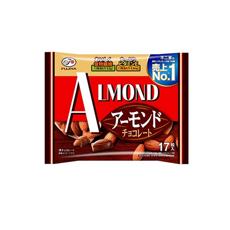 ※不二家 巧克力杏仁17 颗