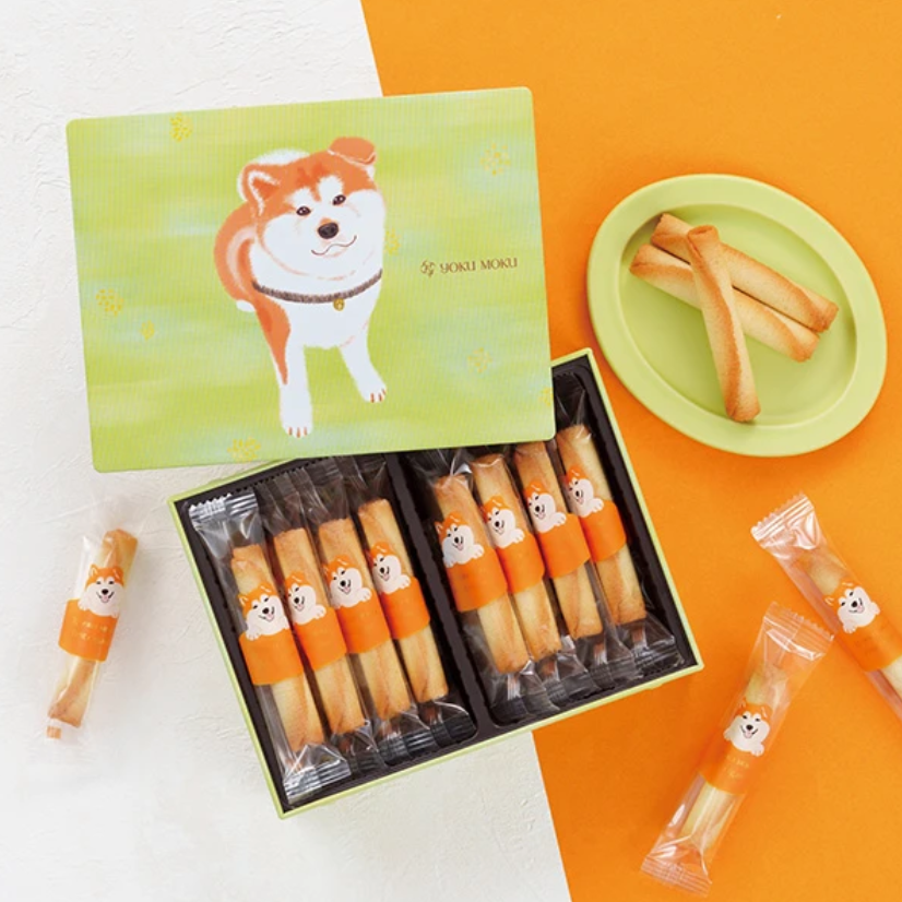 ※YOKU MOKU 忠犬八公 蛋卷礼盒 16枚