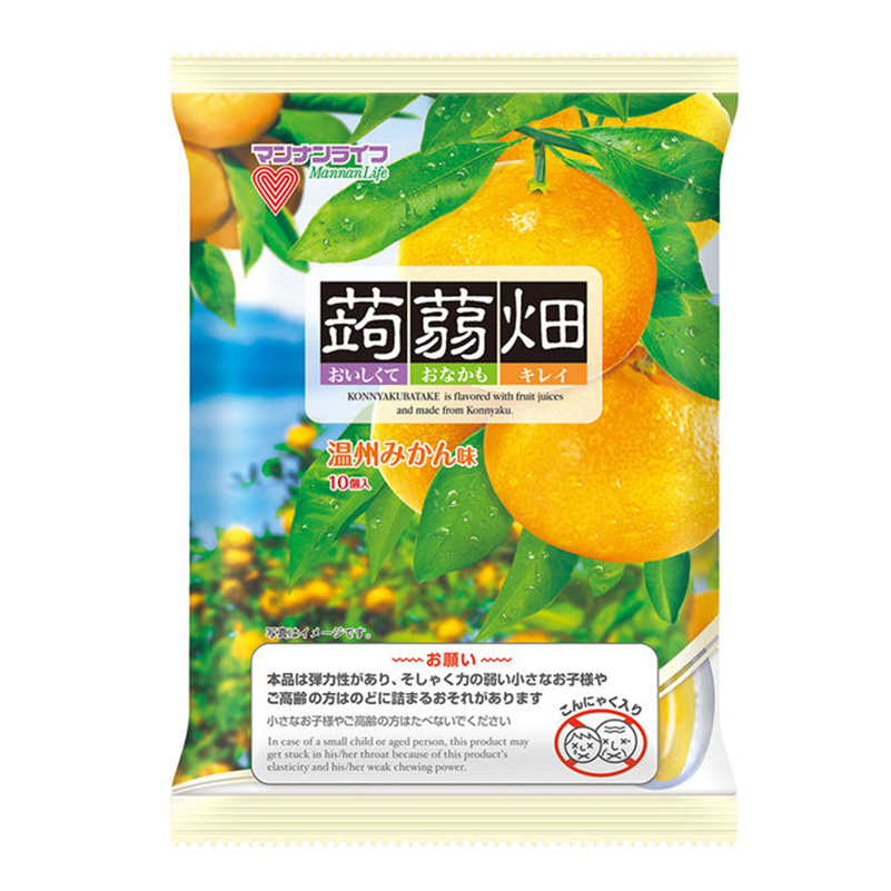 ※Mannanlife 温州柑橘味 蒟蒻 果冻 250g