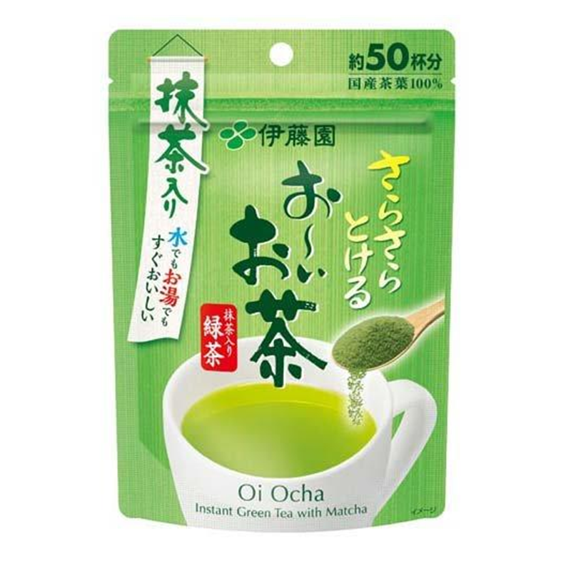 ※Itoen伊藤园 Oi Ocha 顺滑粉茶 抹茶绿茶粉 40g