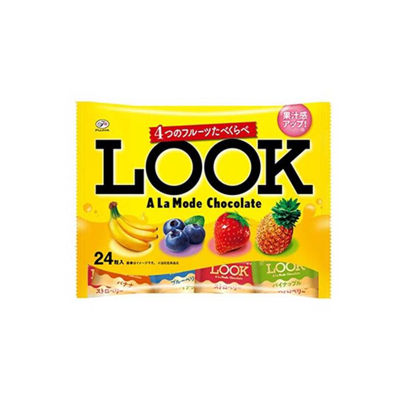 ※不二家 Look(时尚)家庭装24 粒