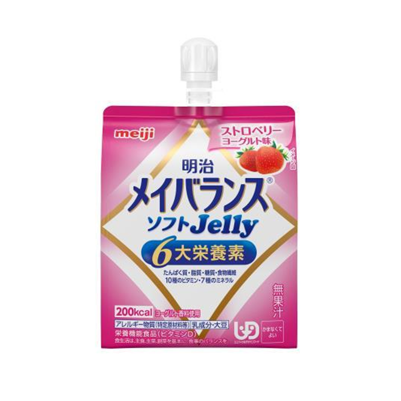 ※明治 能量补充吸吸果冻 草莓乳酸菌味 125ml