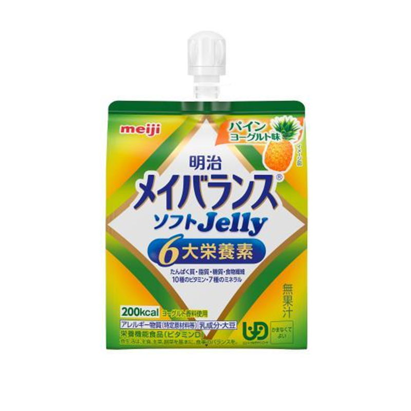 ※明治 能量补充吸吸果冻 菠萝乳酸菌味 125ml