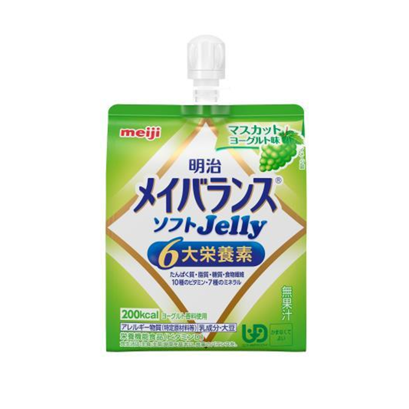 ※明治 能量补充吸吸果冻 提子乳酸菌味 125ml