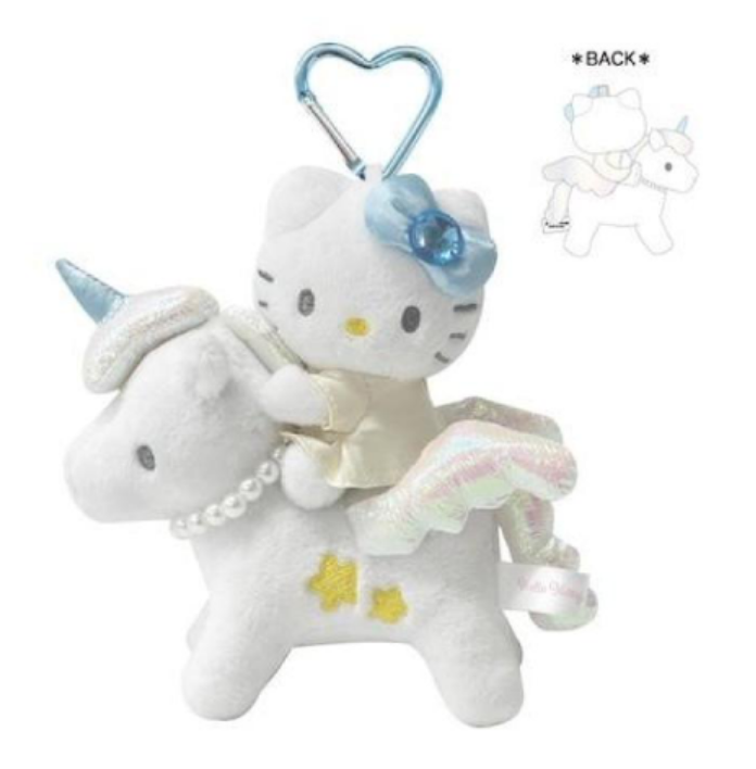 【周边】Sanrio三丽鸥 梦幻精灵系列 爱心扣毛绒挂件【Hello Kitty】多款可选