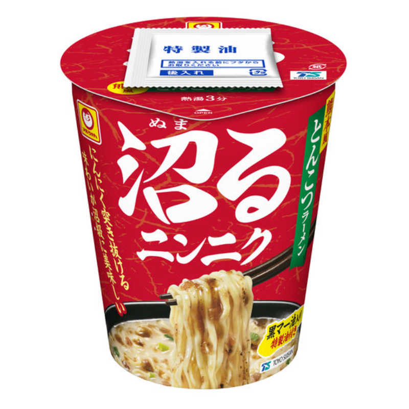 【拉面2503】【卖完不补】东洋水产 maruchan 蒜香熊本风味猪骨拉面
