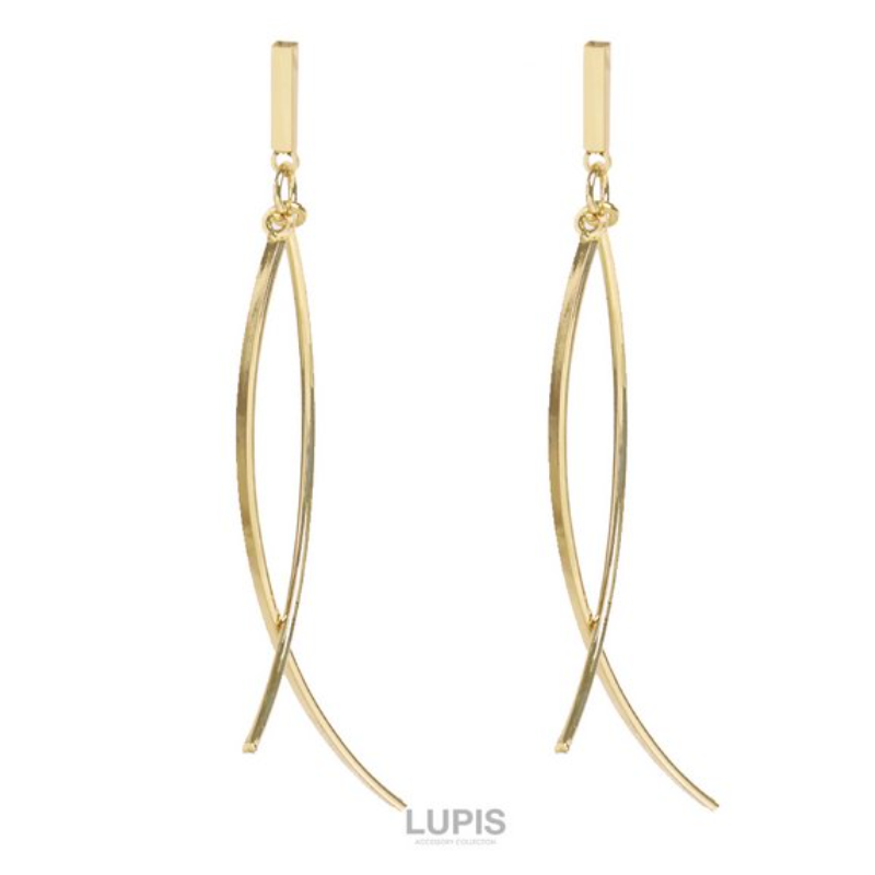 【饰品】LUPIS 曲线优雅耳环 v1039