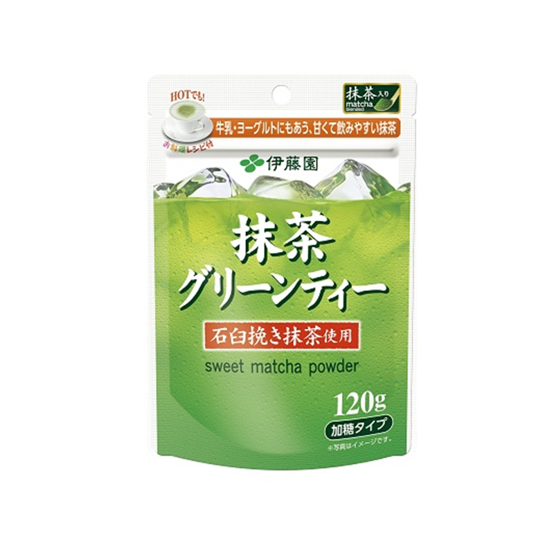 伊藤园 牛奶抹茶甜绿茶粉 120g