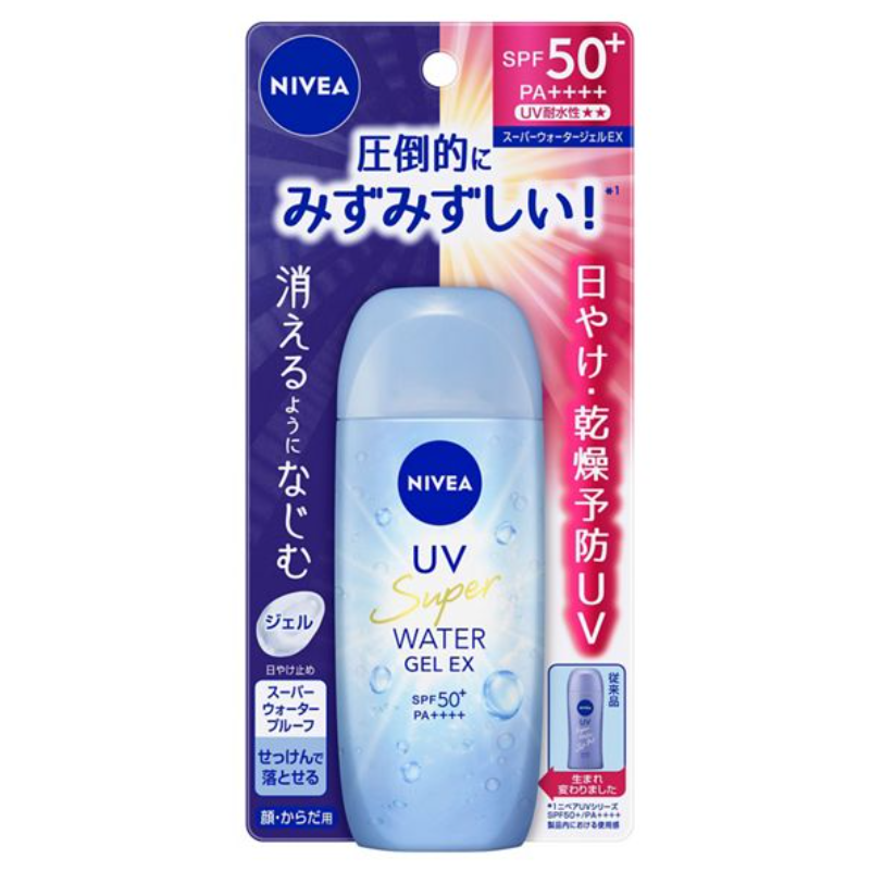 【日版】KAO花王 妮维雅 UV水润精华防晒水凝露 80g 防晒霜Water Gel EX水润清爽啫喱精华