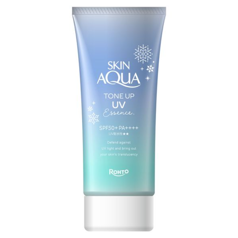【日版】乐敦 SKIN AQUA 防晒冰蓝隔离面部提亮透明感防水 80g