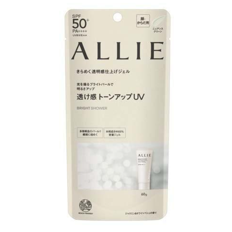 【日版】KAO花王 ALLIE皑丽 透明感防晒隔离 珠光提亮防晒啫喱 01明亮色 60g