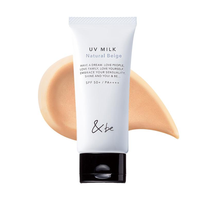 【日版】&be河北裕介 天然有机防晒隔离乳 健康肤色自然米色 SPF50+ PA++++ 30g