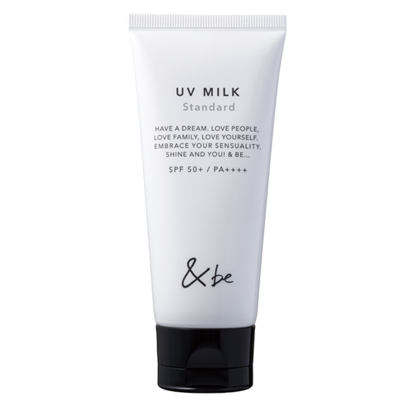【日版】&be河北裕介 UV防晒乳E天然有机防晒霜 自然透明 SPF50+ PA++++ 100g 天然橙子与薰衣草的清新香气