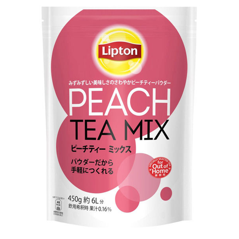 ※LIPTON 速溶红茶桃子茶 450g