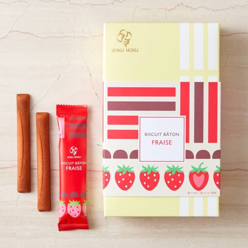 ※Yoku Moku Biscuit Baton 草莓 黄油 饼干棒 10枚入