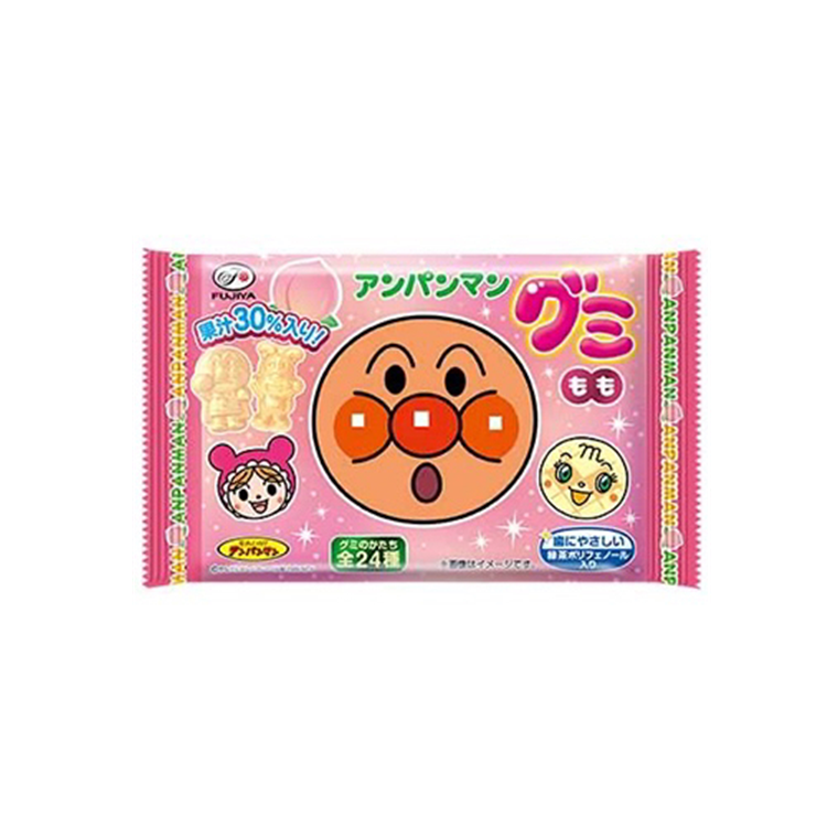 ※【天热易化】FUJIYA 不二家 面包超人 造型软糖水果果汁软糖 苹果味19g 保质期:12个月 新