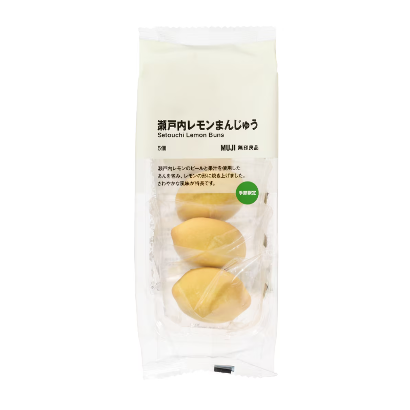 ※muji 预售濑户内柠檬馒头