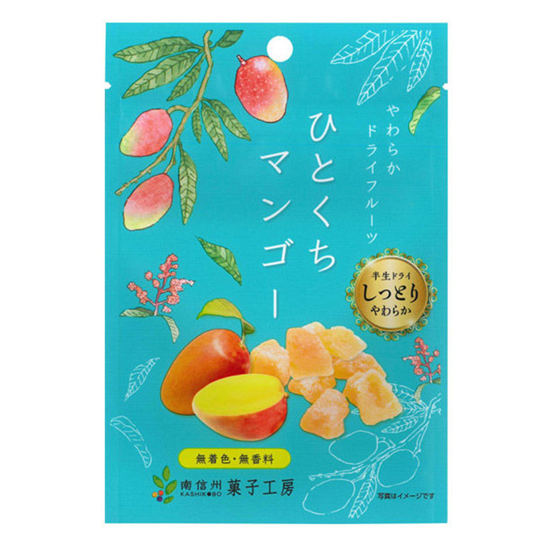 【预售日本进口】南信州菓子工房 一口芒果果干 小包装 1袋|天然果香|无添加健康水果干