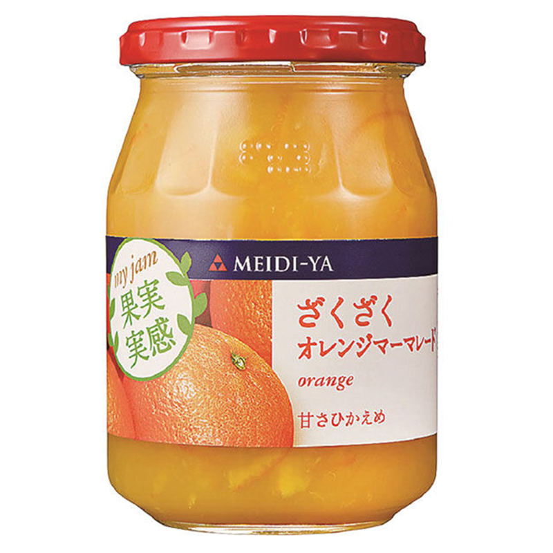【预售日本进口】明治屋 果实实感 原粒橙皮果酱 340g|大果粒质感|家庭装早餐健康首选