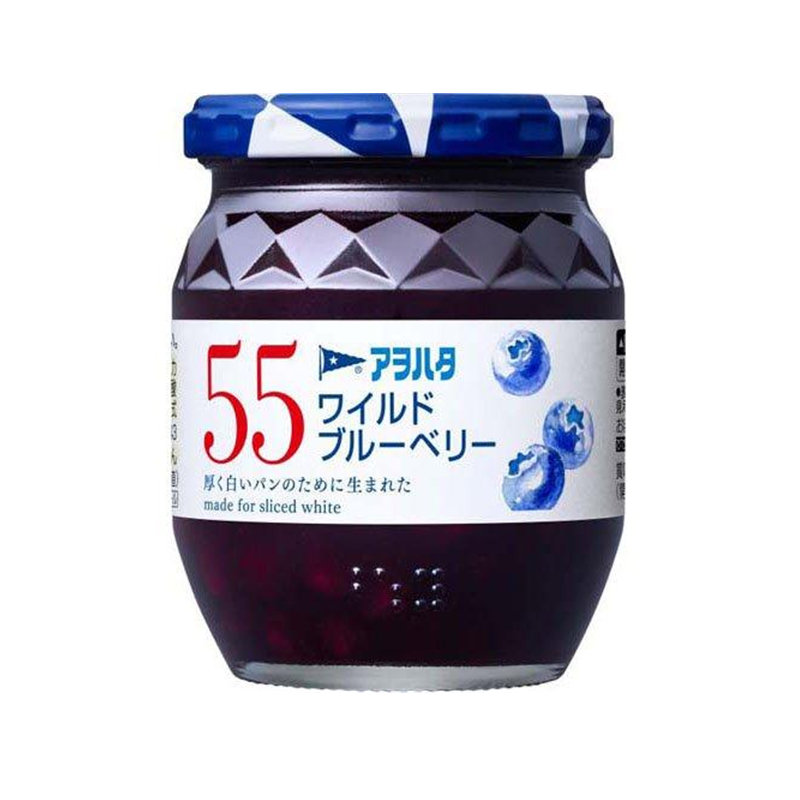 【预售日本进口】Aohata 55% 蓝莓果酱 250g|浓郁果味|果粒丰富 早餐理想选择