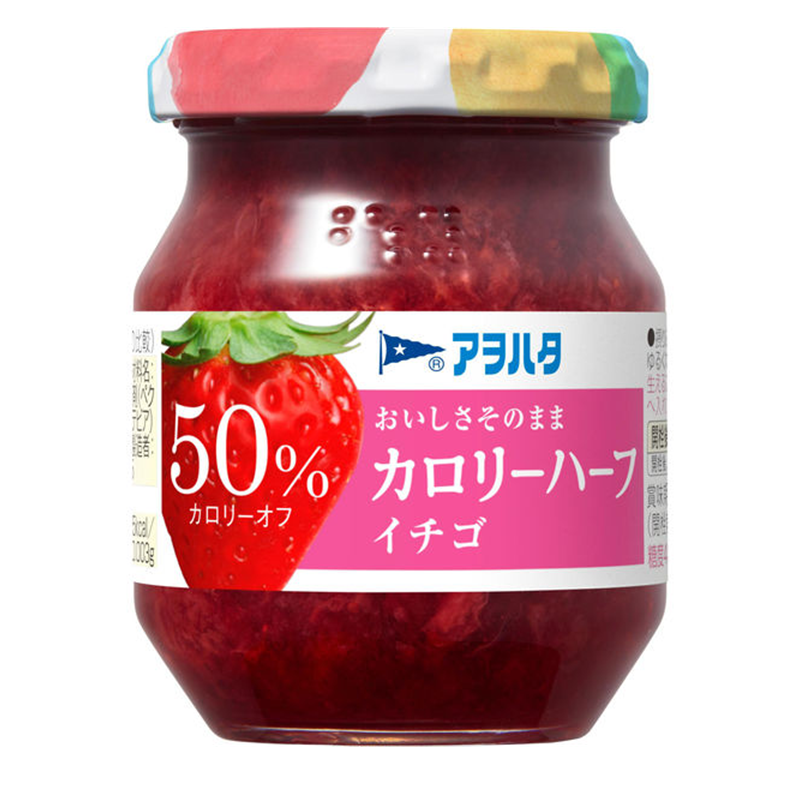 【预售日本进口】Aohata 低卡草莓果酱 150g|热量减半|清新果香 早餐健康首选