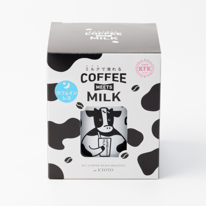 【预售日本进口】KFK COFFEE MEETS MILK 无咖啡因咖啡 18g×6包|来自洪都拉斯的柔和风味|适合搭配牛奶的挂耳咖啡