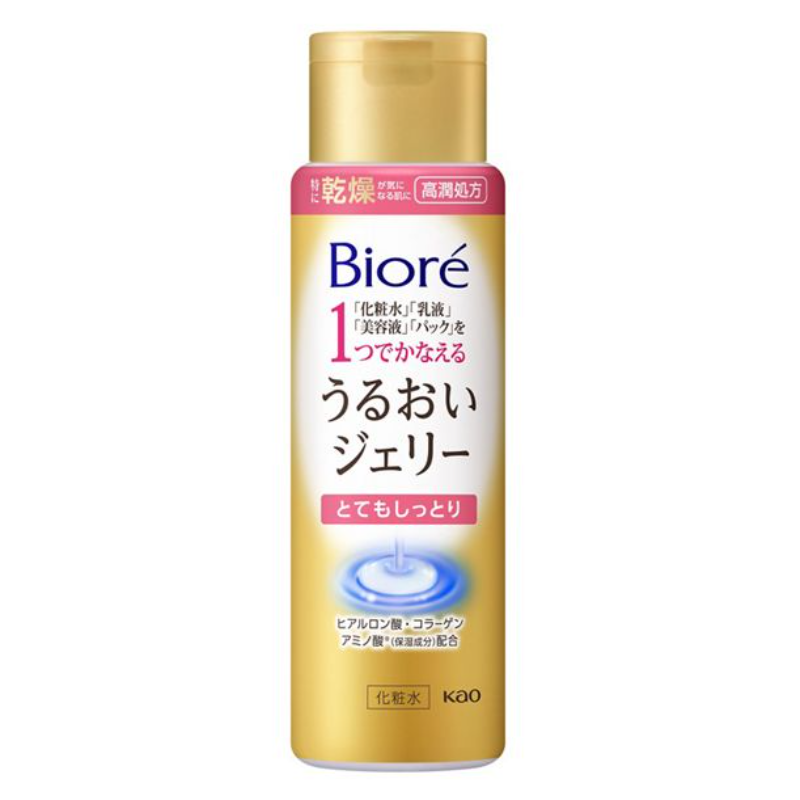 【日版】KAO花王 Biore碧柔 滋润果冻滋润化妆水 保湿滋润啫喱 180ml
