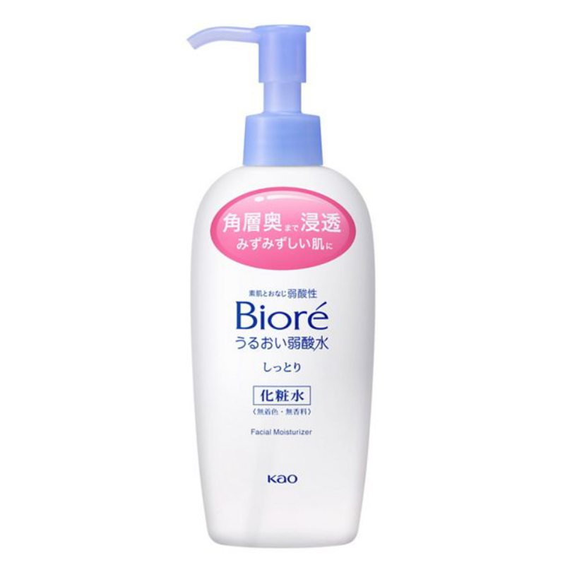 【日版】KAO花王 Biore碧柔 弱酸化妆水 200ml 保湿锁水温和 新老包装随机发货