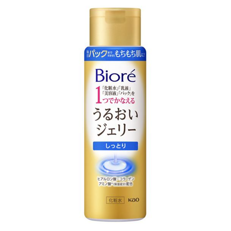 【日版】KAO花王 Biore碧柔 妆前精华啫喱 180ml 水润保湿多效合一化妆水 保湿型