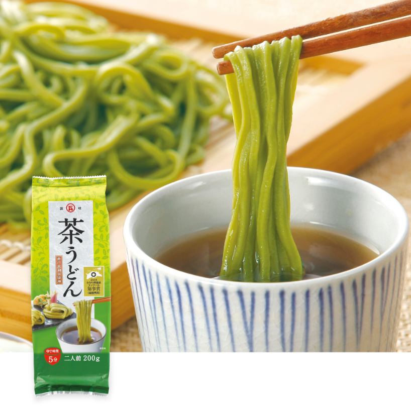 小茶野葛野讃岐茶乌冬面|茶香浓郁|日式茶味乌冬,传统手工制作