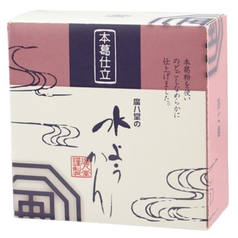 【预售日本进口】广八堂葛制清水羊羹 78g|轻盈滑嫩|经典日式清凉甜点