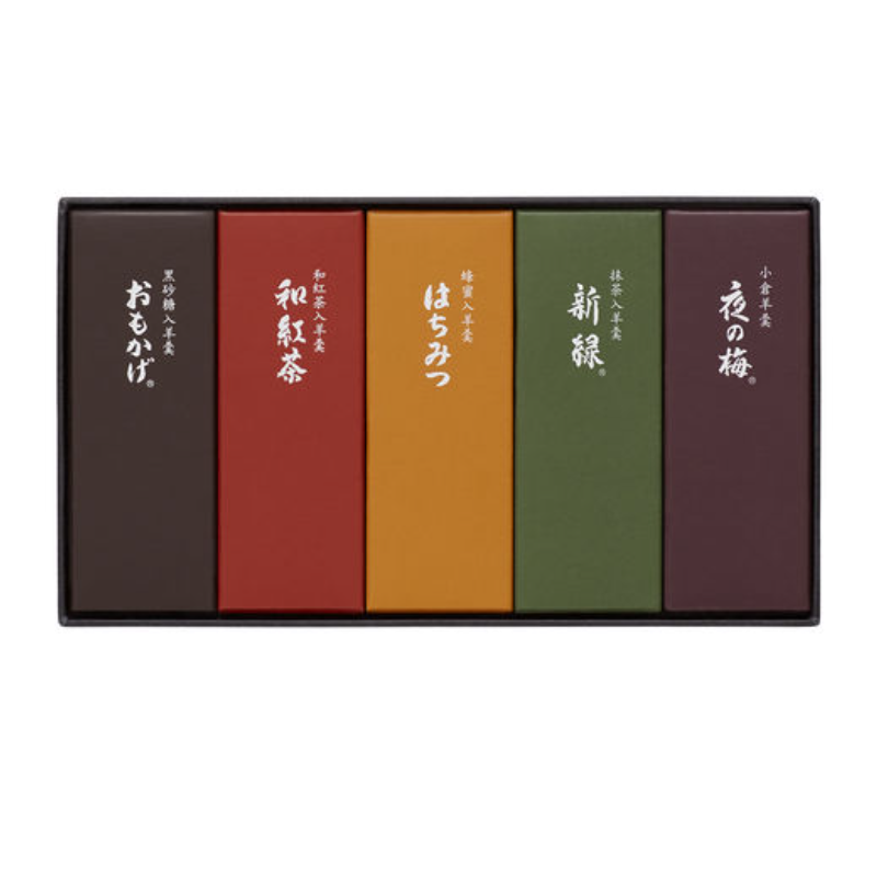 【预售日本进口】三越伊势丹〈とらや〉小形羊羹 5本入(附纸袋)|高端日式点心伴手礼