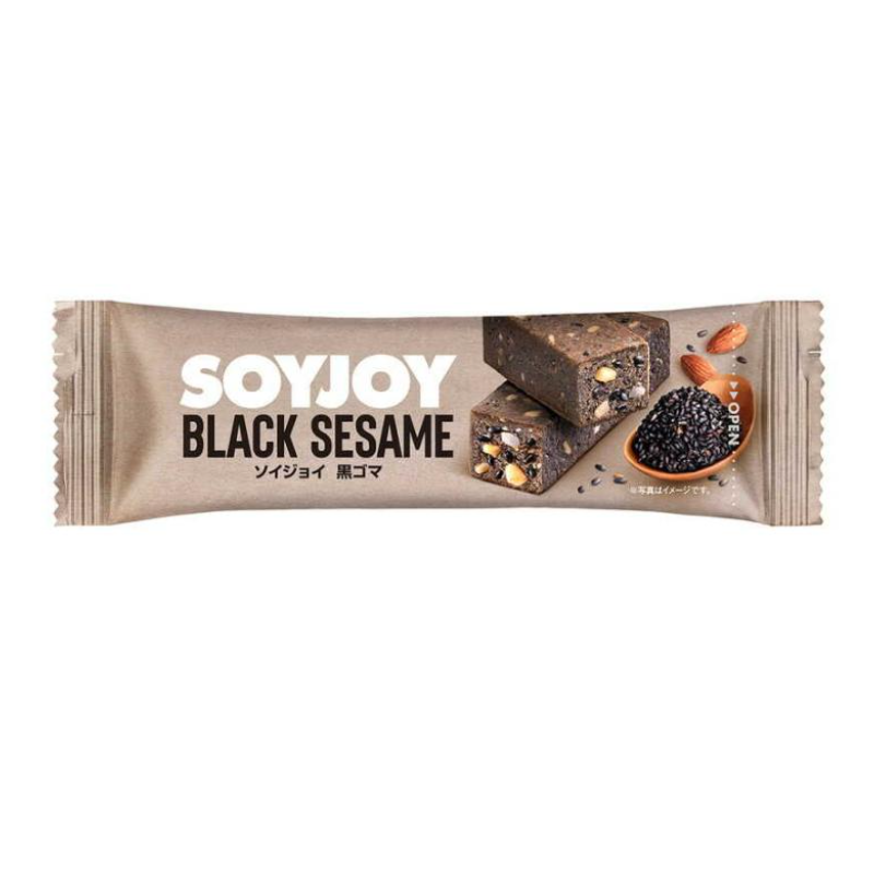 大塚製薬 SOYJOY（ソイジョイ）黒ゴマ 30g｜焙煎ゴマのプチプチ食感｜植物性たんぱく質＆低GI栄養バー