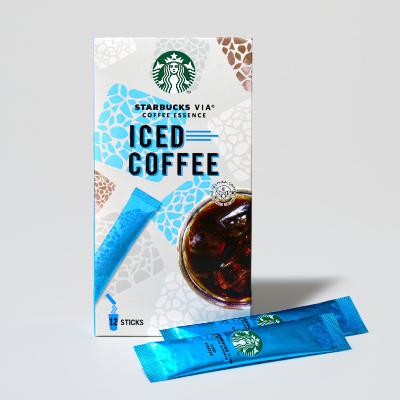 Starbucks VIA Coffee Essence 星巴克冰咖啡 12支装|即溶即饮|清新微甜夏日必备